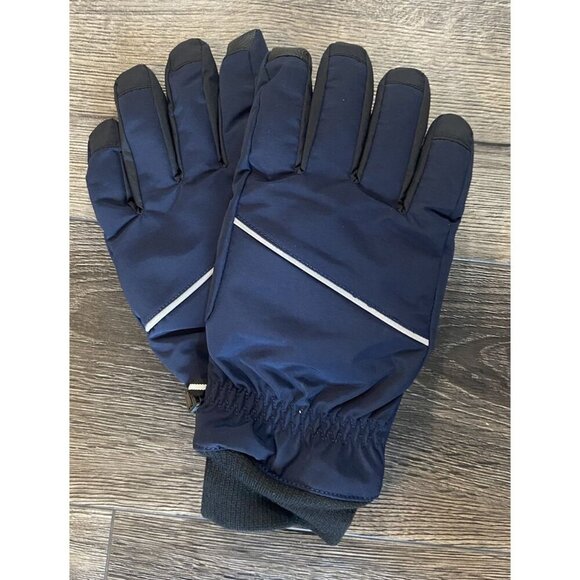 NIP Men's Lands' End Squall Waterproof Gloves Radiant Navy XL New - Picture 1 of 3